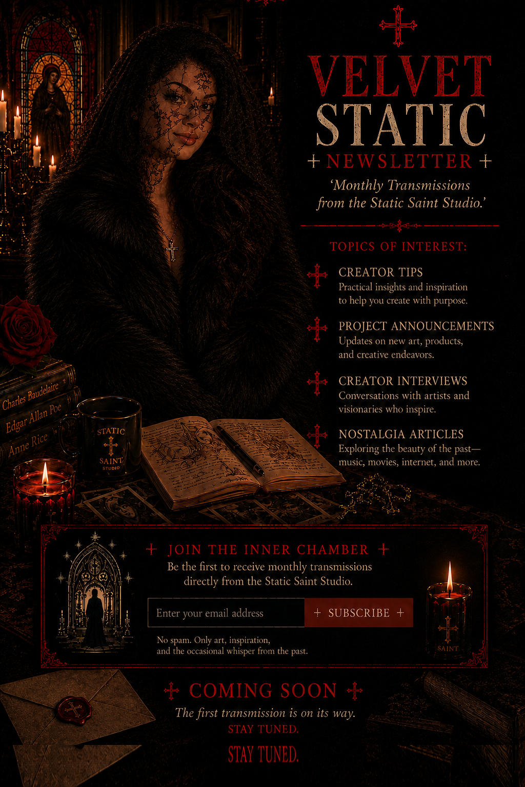 Velvet Static Newsletter coming soon